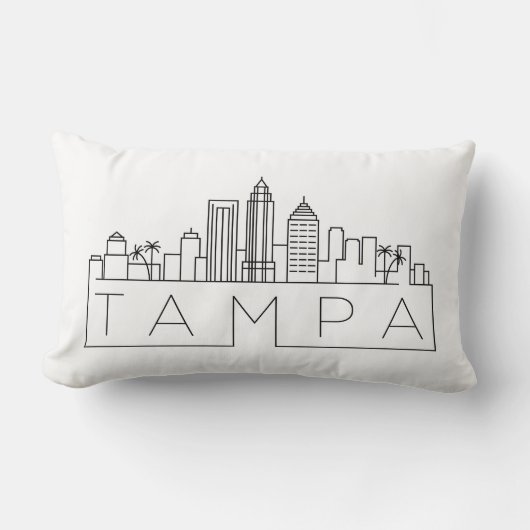 タンパ,フロリダスカイラインランバーピロー ランバークッション (正面)