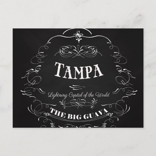 タンパ。フロリダ州 – 稲妻の首都 ポストカード (正面)