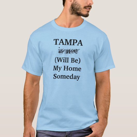 タンパ フロリダ ホーム 旅行 Tシャツ (正面)