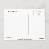 タンパ・フロリダ ポストカード (裏面)