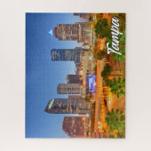 タンパ，フロリダ，統一された州 ジグソーパズル (縦)