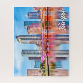 タンパ，フロリダ，統一された州 ジグソーパズル (縦)