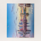 タンパ，フロリダ，統一された州 ジグソーパズル (縦)