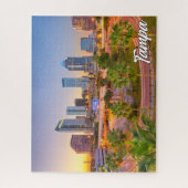 タンパ，フロリダ，統一された州 ジグソーパズル (縦)