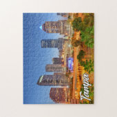 タンパ，フロリダ，統一された州 ジグソーパズル (縦)