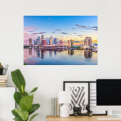 タンパ,フロリダ,統一された州 ポスター (ホームオフィス)