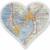 タンパFLヴィンテージマップ シール (正面)