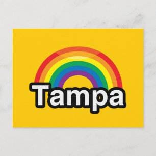 タンパLGBTプライドレインボー ポストカード