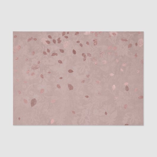 タンピンクのブラウンの光沢がある金ゴールドのエレガントな任意葉 薄葉紙 (正面)