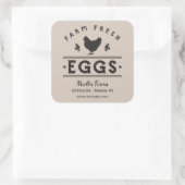 タンフパーソナライズされたァームフレッシュエッグ スクエアシール (バッグ)
