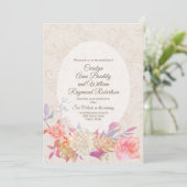 タンフラリッシュダカラフルマスク結婚フローラ 招待状 (スタンド正面)