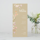 タンフラワー結婚ズイベントメニューテーブルデコール メニュー (スタンド正面)