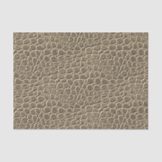 タンブラウンのスネークスキンのドラゴンか恐竜のアニマルプリント 薄葉紙 (正面)