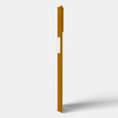 タンブラウンオレンジ垂直ストライプ文字モノグラム Case-Mate iPhoneケース (裏面 / 右)