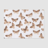 タンブラウンクリーム蝶誕生日 薄葉紙 (正面)