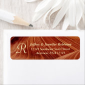 タンブラウンサウスウエストモノグラム差出人住所 ラベル (インサイチュ)