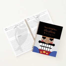 タンブラウンナツクラッカークリスマスレシピクックブック ノートブック