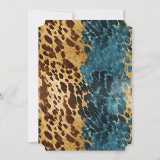 タンブラウンブルーサウスウエストコウィド 招待状 (裏面)