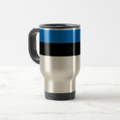 タンブラーとエストニア国旗 トラベルマグ (正面左)