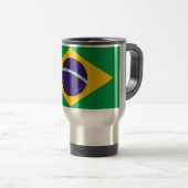 タンブラーとブラジル国旗 トラベルマグ (正面右)