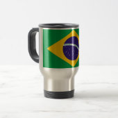 タンブラーとブラジル国旗 トラベルマグ (正面左)