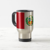 タンブラーとペルー国旗 トラベルマグ (正面左)