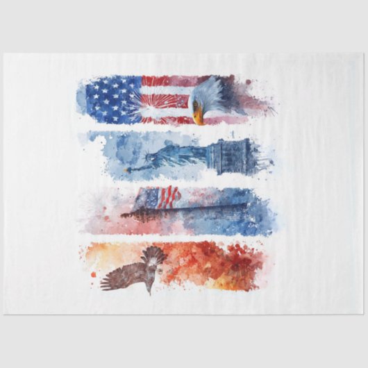 タンブラーに似たUSAパネルを切り離す 薄葉紙 (正面)