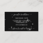 タンブラーのオンブレテクスチャ 名刺 (裏面)