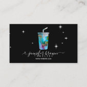 タンブラーのオンブレテクスチャ 名刺 (正面)