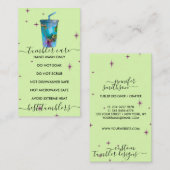 タンブラーケア 緑 名刺 (正面/裏面)