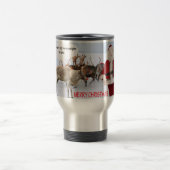タンブラーステンレス。メリークリスマスサンタブタ トラベルマグ (中央)