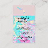 タンブラータンブラーショップエレガントマーブル 名刺 (裏面)