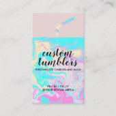 タンブラータンブラーショップエレガントマーブル 名刺 (正面)