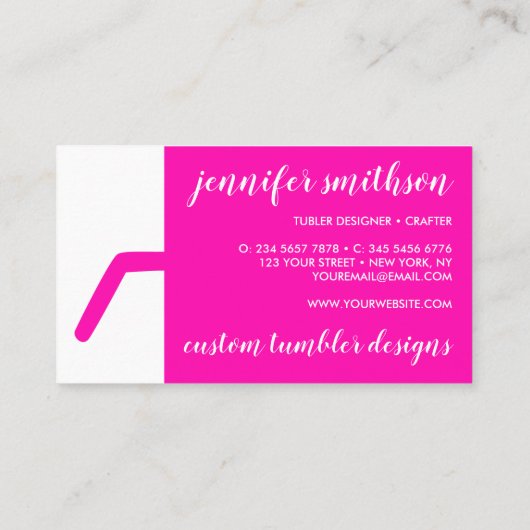 タンブラータンブラー店 名刺 (裏面)