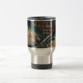 タンブラー付日本のプリント名前をカスタムする トラベルマグ (中央)