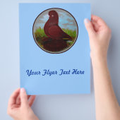 タンブラー鳩レッドマフ チラシ (手)