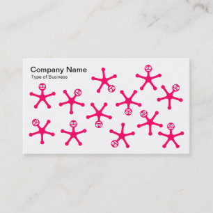 タンブラー – ネオン赤（白） 名刺