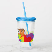 タンブラー：パーティー時間 アクリルタンブラー (左)