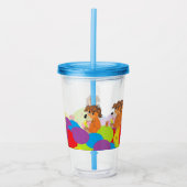 タンブラー：パーティー時間 アクリルタンブラー (正面)