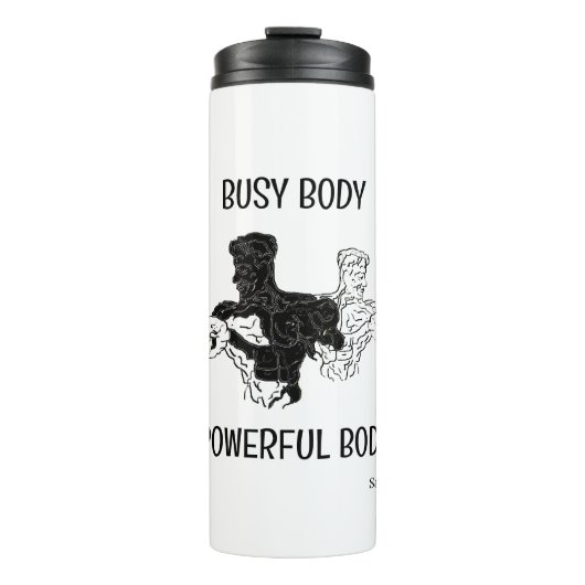 タンブラー：忙し体/パワフルな体 タンブラー (正面)