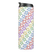 タンブラー – 色付き星の列 (回転右)