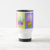 タンブラー-誕生日のカップケーキ トラベルマグ (中央)