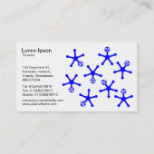 タンブラー – 青（白） 名刺 (裏面)