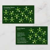 タンブラー – Martian Green on Dk Green 名刺 (正面/裏面)