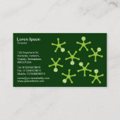 タンブラー – Martian Green on Dk Green 名刺 (裏面)