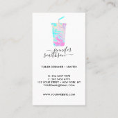 タンブラ気にー命令オンブレビニル 名刺 (裏面)