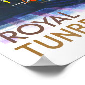 タンブリッジ王室のウェルズイングランドヴィンテージ旅行 ポスター (角)