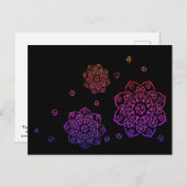 タンブリングサイコロマンダラポストカード ポストカード (正面/裏面)