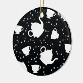 タンブリングティーパーティー セラミックオーナメント (左)