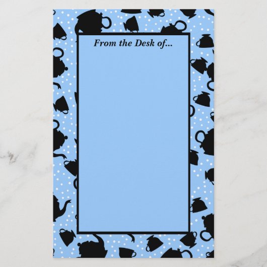 タンブリングティーパーティー 便箋 (正面)